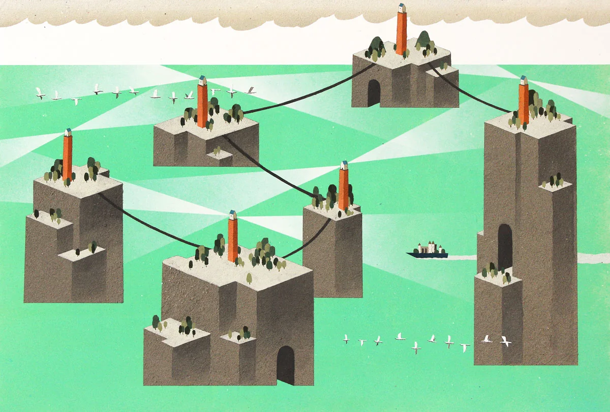 塔のある島たち