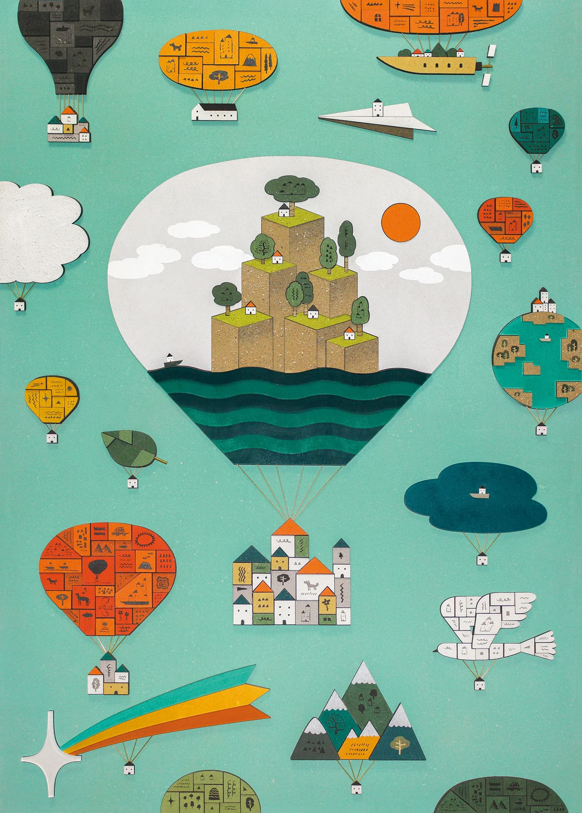 さまざまなとぶ家