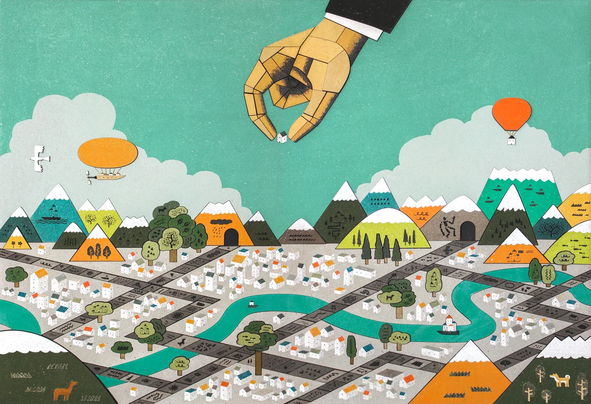 家を隠すなら街の中